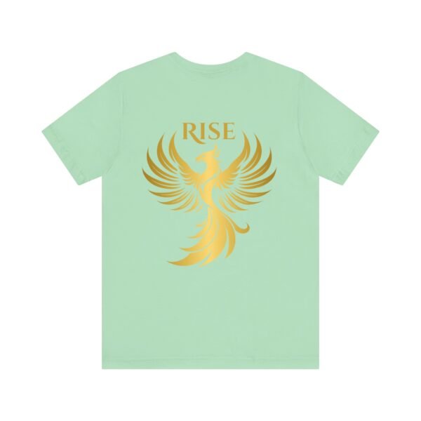 Phoenix Rise Unisex Jersey Short Sleeve T-Shirt – Gold Phoenix Graphic Tee - Image 25