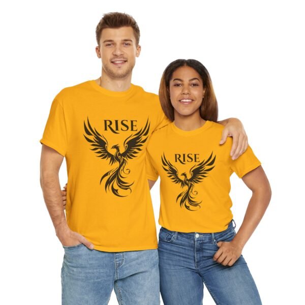 Phoenix Rise  Unisex Heavy Cotton Tee  – Bold & Inspirational Graphic Tee - Image 15