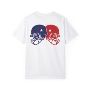 Unisex Garment-Dyed Helmet T-Shirt – Bold Helmet Design & Cozy Comfort