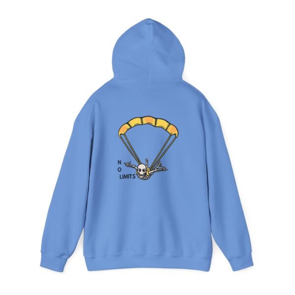 Unisex Heavy Blend™ Hooded Sweatshirt with Skydiver Graphic Back Print – Extreme Sports & Adrenaline Style - Image 35