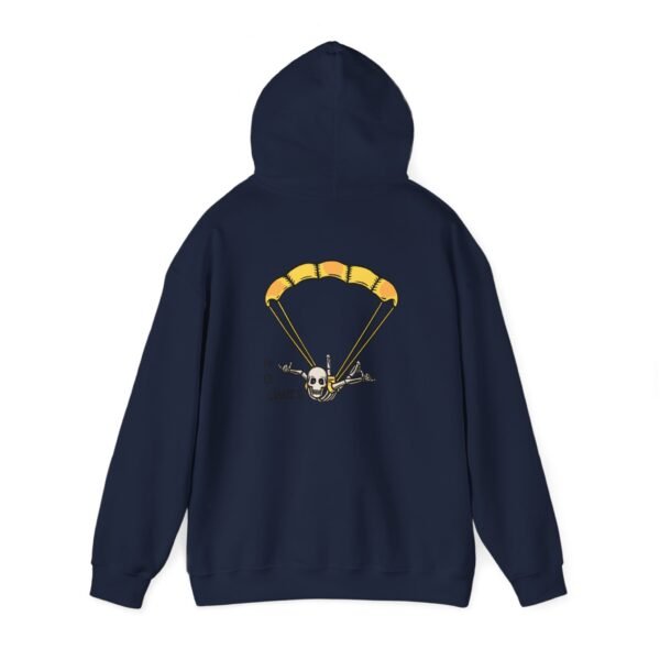 Unisex Heavy Blend™ Hooded Sweatshirt with Skydiver Graphic Back Print – Extreme Sports & Adrenaline Style - Image 19