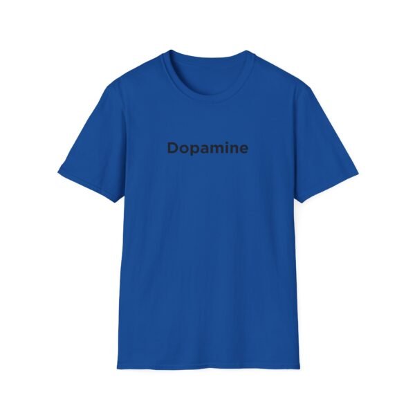 Unisex Softstyle T-Shirt with Black "Dopamine" Print – Trendy & Comfortable - Image 22