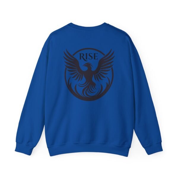 Bold Phoenix Rise Unisex Heavy Blend Crewneck Sweatshirt – Statement Back Design - Image 37