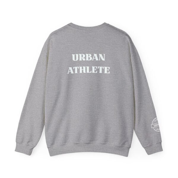 Urban Athlete Crewneck Sweatshirt – Bold Back Print & "Made in Unique" Sleeve Stamp - Image 8