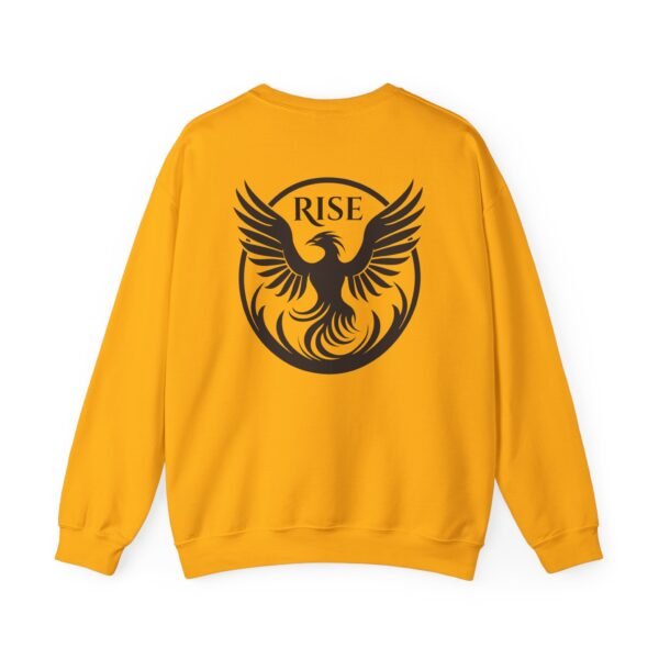 Bold Phoenix Rise Unisex Heavy Blend Crewneck Sweatshirt – Statement Back Design - Image 13