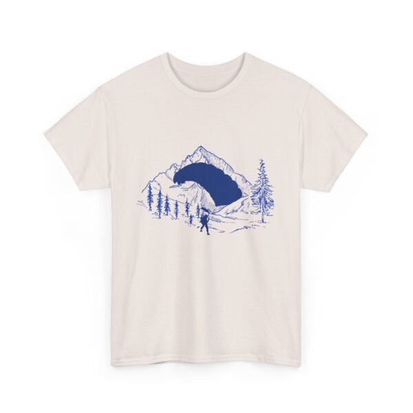 Adventure Sport T-Shirt - Skydiver and Mountain Design - Image 10