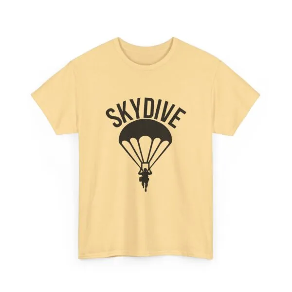 Skydive Graphic Unisex Heavy Cotton Tee | Skydiver Jump T-Shirt – Adrenaline Rush Apparel - Image 30