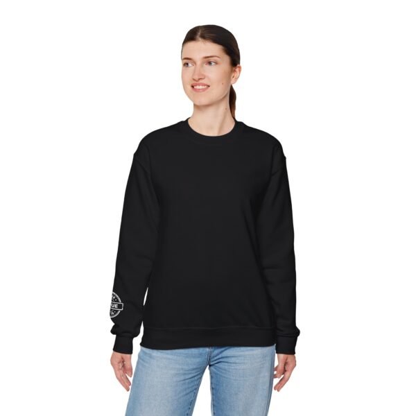 Urban Athlete Crewneck Sweatshirt – Bold Back Print & "Made in Unique" Sleeve Stamp - Image 5