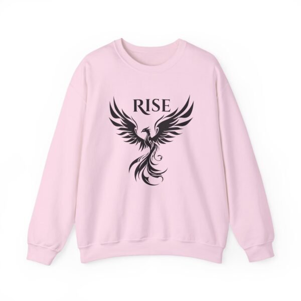 Black Phoenix Rise Unisex Heavy Blend Crewneck Sweatshirt – Bold & Cozy Graphic - Image 39