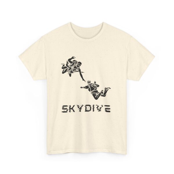 Skydive Unisex Heavy Cotton Tee – Bold Graphic Print & Durable Comfort - Image 12