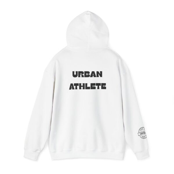 Urban Athlete Unisex Hoodie – Bold Back Print & Plush Comfort