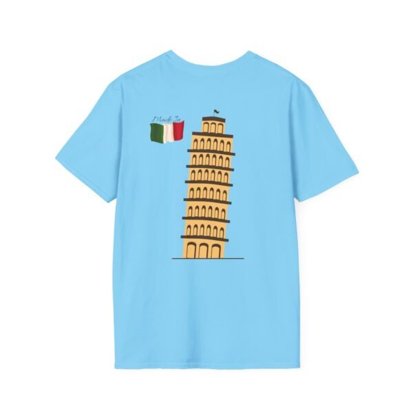 Unisex Soft-Style T-Shirt with Pisa Tower & Italian Flag | Lightweight & Stylish - Image 15