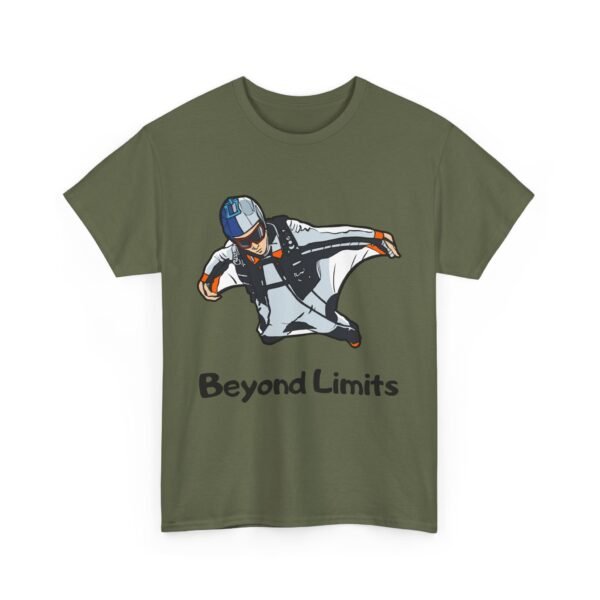 Beyond Limits Unisex Heavy Cotton Tee – Extreme Sports & Adventure T-Shirt - Image 43