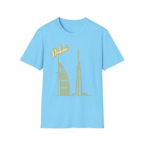 Gold Dubai Graphic Unisex T-Shirt – Soft & Stylish - Image 10