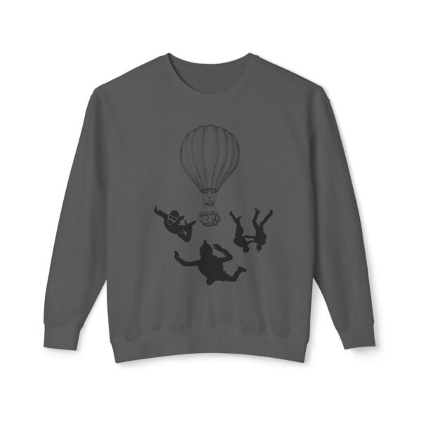 Extreme Sports Skydiving Sweatshirt – Unisex Lightweight Crewneck | Adventure-Inspired - Image 15