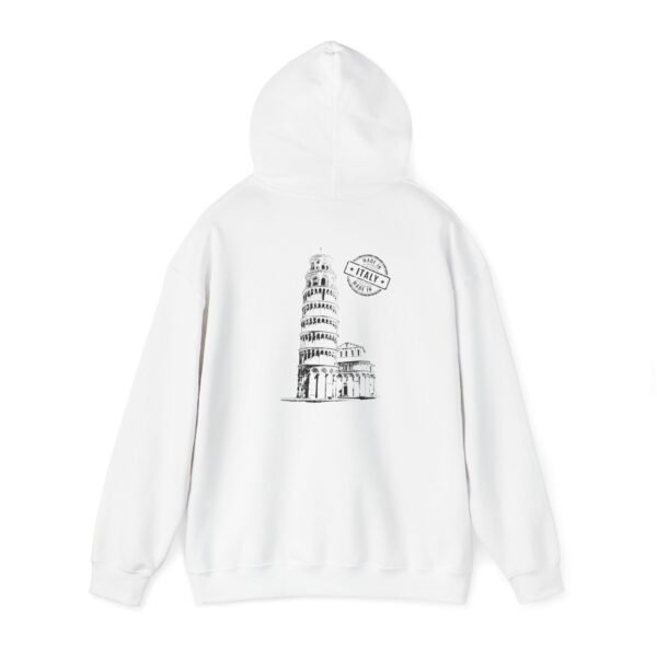 Pisa Tower Design Unisex Hoodie - Made in Italy | Cozy and Stylish Hooded Sweatshirt