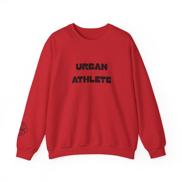 Urban Athlete Crewneck Sweatshirt with "Made in Unique" Sleeve Stamp – Comfortable & Durable - Image 25