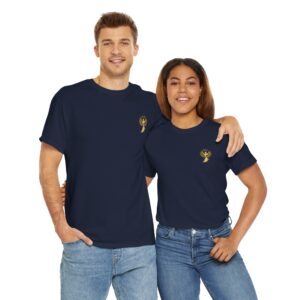 Unisex Phoenix Rise Cotton T-Shirt – Golden Phoenix Design & Comfort