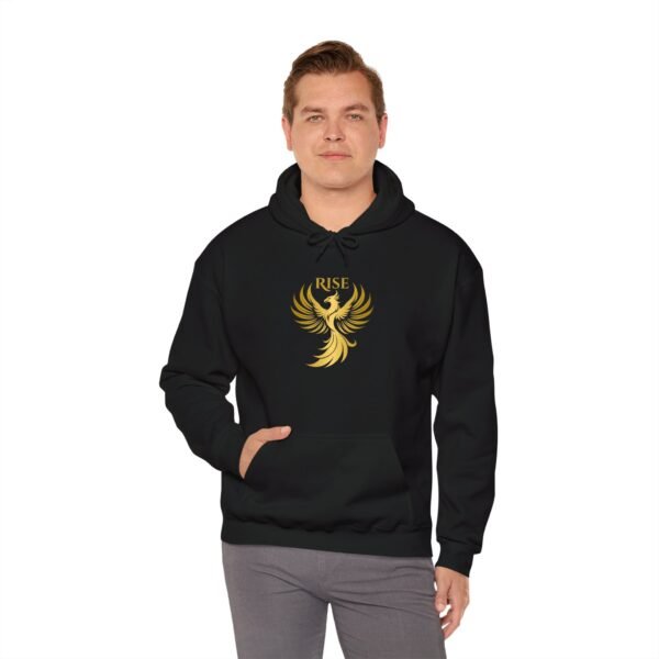 Phoenix Rise Unisex Heavy Blend Hooded Sweatshirt – Cozy & Bold Graphic Hoodie - Image 5