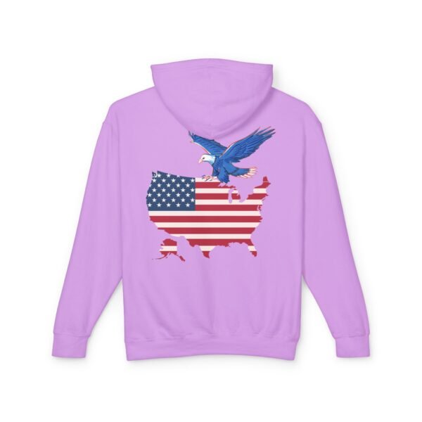 American Pride Hoodie – USA Map & Bald Eagle Graphic - Image 9