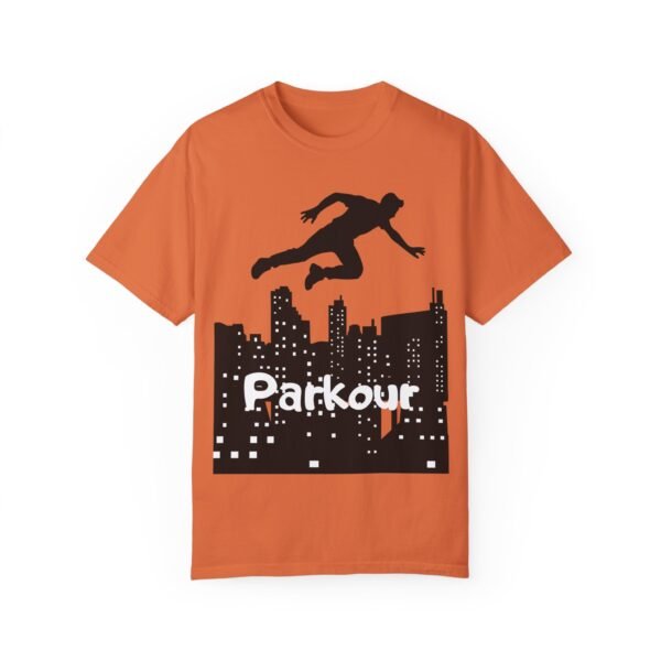 Parkour Unisex Garment-Dyed T-shirt – Freerunning & Urban Sports Graphic Tee - Image 43