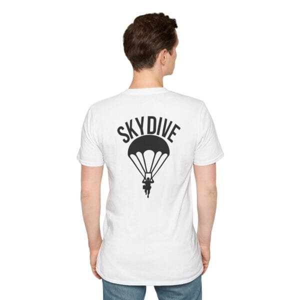 Skydive Graphic Unisex Softstyle T-Shirt | Adventure & Thrill Seekers Tee - Image 4