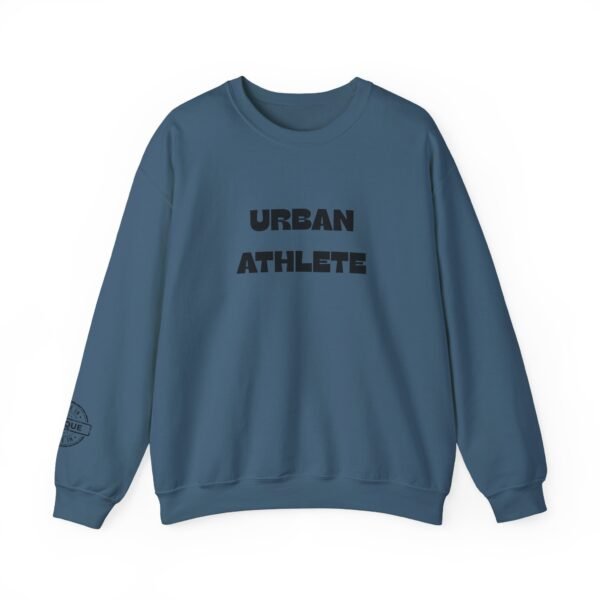 Urban Athlete Crewneck Sweatshirt with "Made in Unique" Sleeve Stamp – Comfortable & Durable - Image 18