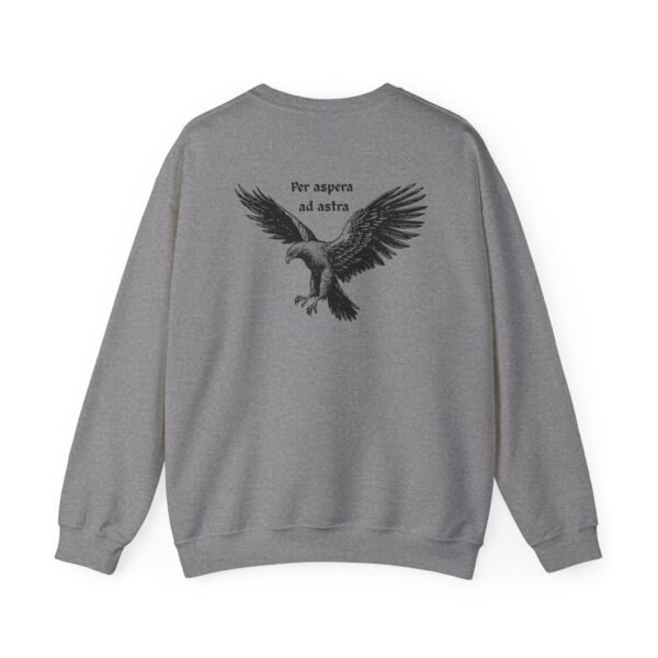 Per Aspera Ad Astra - Eagle Graphic Unisex Crewneck Sweatshirt - Image 23