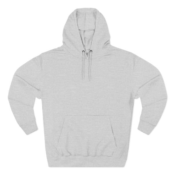 Three-Panel Fleece Hoodie with Parkour Graphic Back Print – Extreme Sports & Urban Adventure Style - Image 6