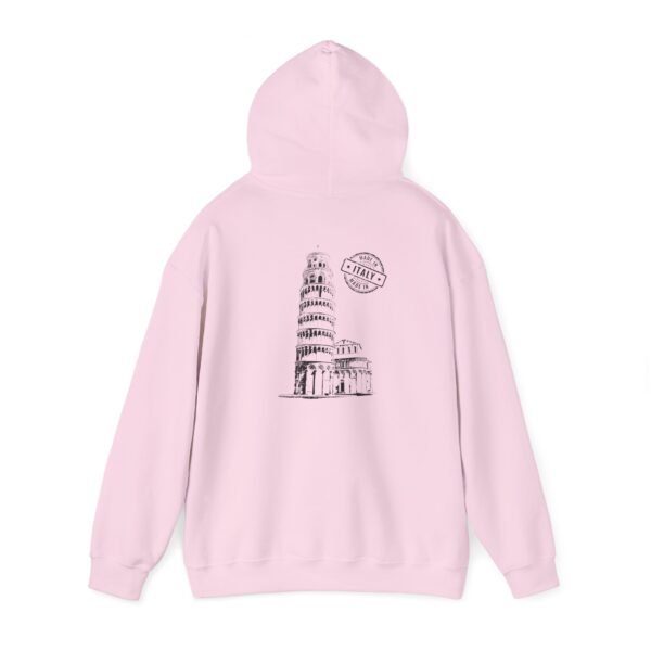 Pisa Tower Design Unisex Hoodie - Made in Italy | Cozy and Stylish Hooded Sweatshirt - Image 17