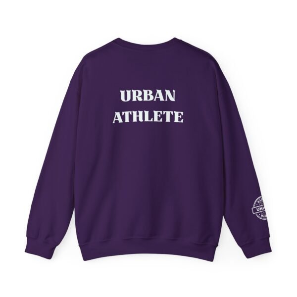 Urban Athlete Crewneck Sweatshirt – Bold Back Print & "Made in Unique" Sleeve Stamp - Image 23