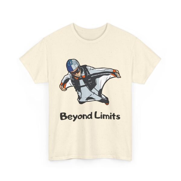 Beyond Limits Unisex Heavy Cotton Tee – Extreme Sports & Adventure T-Shirt - Image 13