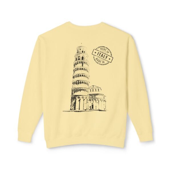 Unisex Crewneck Sweatshirt with Pisa Tower & "Made in Italy" Design | Soft & Stylish - Image 11