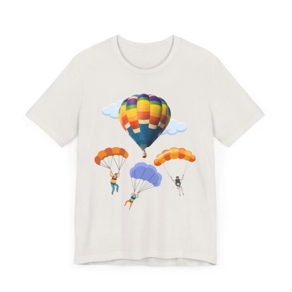 Skydivers Unisex Jersey Short Sleeve Tee – Premium White Tee for Extreme Sports & Adventure Lovers - Image 16