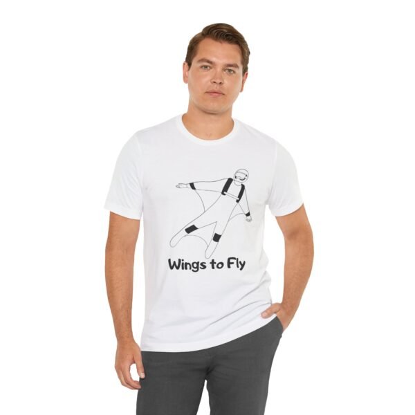 Wingsuit Flying Unisex Jersey Short Sleeve Tee – Extreme Sports & Adventure T-Shirt - Image 4