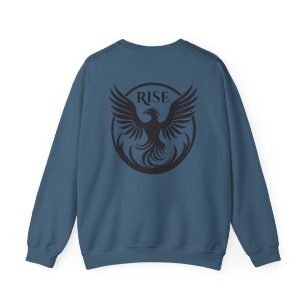 Bold Phoenix Rise Unisex Heavy Blend Crewneck Sweatshirt – Statement Back Design - Image 31