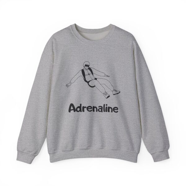 Adrenaline Skydiver Unisex Heavy Blend™ Crewneck Sweatshirt – Extreme Sports & Adventure Apparel - Image 7