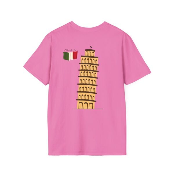 Unisex Soft-Style T-Shirt with Pisa Tower & Italian Flag | Lightweight & Stylish - Image 21