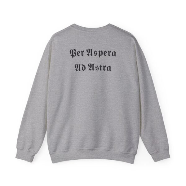 Per Aspera Ad Astra - Gothic Heavy Blend Crewneck Sweatshirt - Image 11