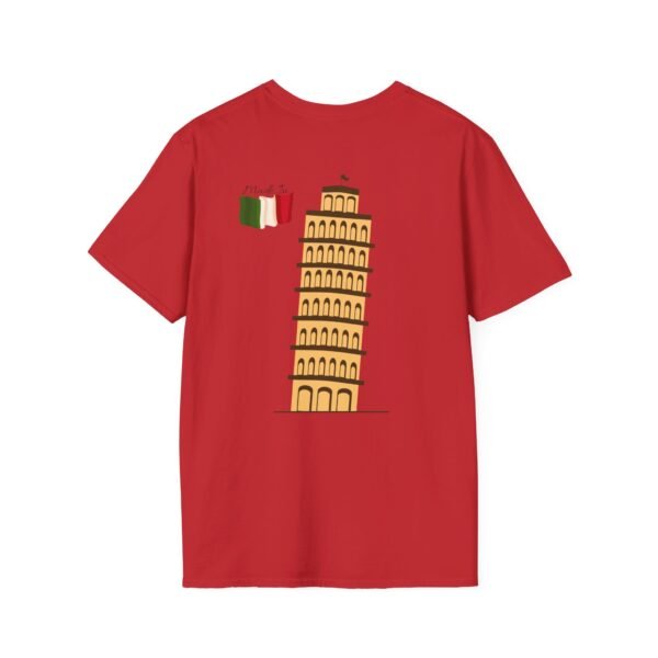 Unisex Soft-Style T-Shirt with Pisa Tower & Italian Flag | Lightweight & Stylish - Image 22