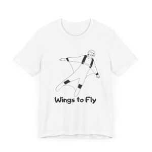 Wingsuit Flying Unisex Jersey Tee – Bold Graphic & Soft Comfort
