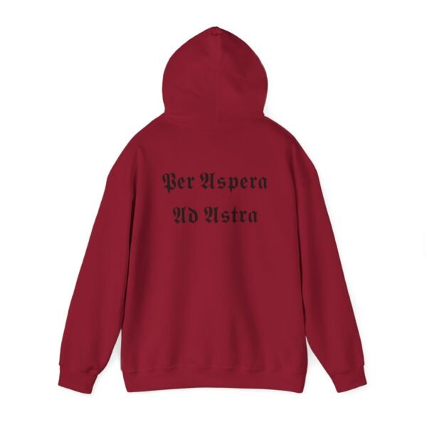 Per Aspera Ad Astra - Gothic Heavy Blend Hooded Sweatshirt - Image 45