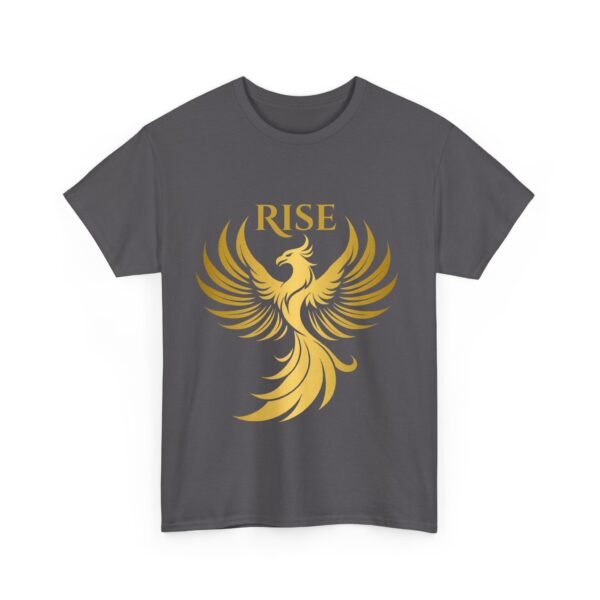 Phoenix Rise Unisex Heavy Cotton T-Shirt – Gold Phoenix Graphic Tee - Image 40