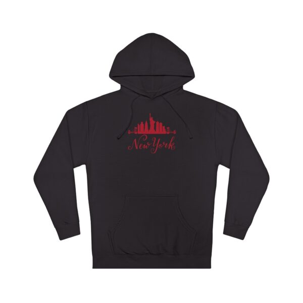 New York-Inspired Unisex Hoodie – Bold Skyline Graphic - Image 15