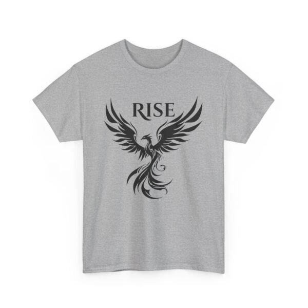 Phoenix Rise  Unisex Heavy Cotton Tee  – Bold & Inspirational Graphic Tee - Image 14