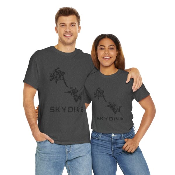 Skydive Unisex Heavy Cotton Tee – Bold Graphic Print & Durable Comfort - Image 21