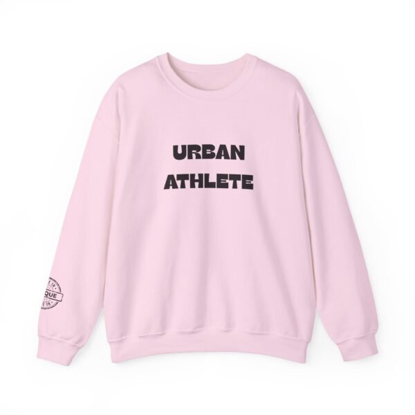 Urban Athlete Crewneck Sweatshirt with "Made in Unique" Sleeve Stamp – Comfortable & Durable - Image 22