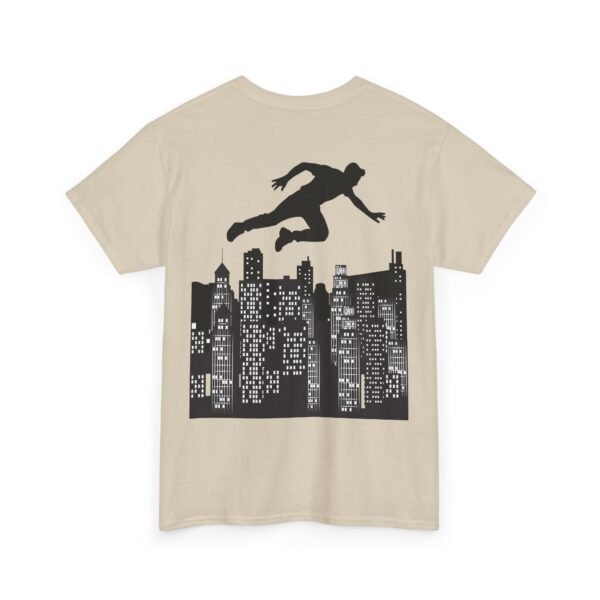 Parkour Unisex Heavy Cotton Tee – Extreme Sports & Urban Freerunning Graphic T-shirt - Image 19