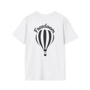 Freedom Hot Air Balloon Unisex Softstyle T-Shirt – Bold Design & Comfort