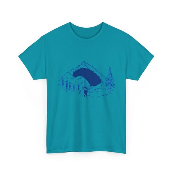 Adventure Sport T-Shirt - Skydiver and Mountain Design - Image 20